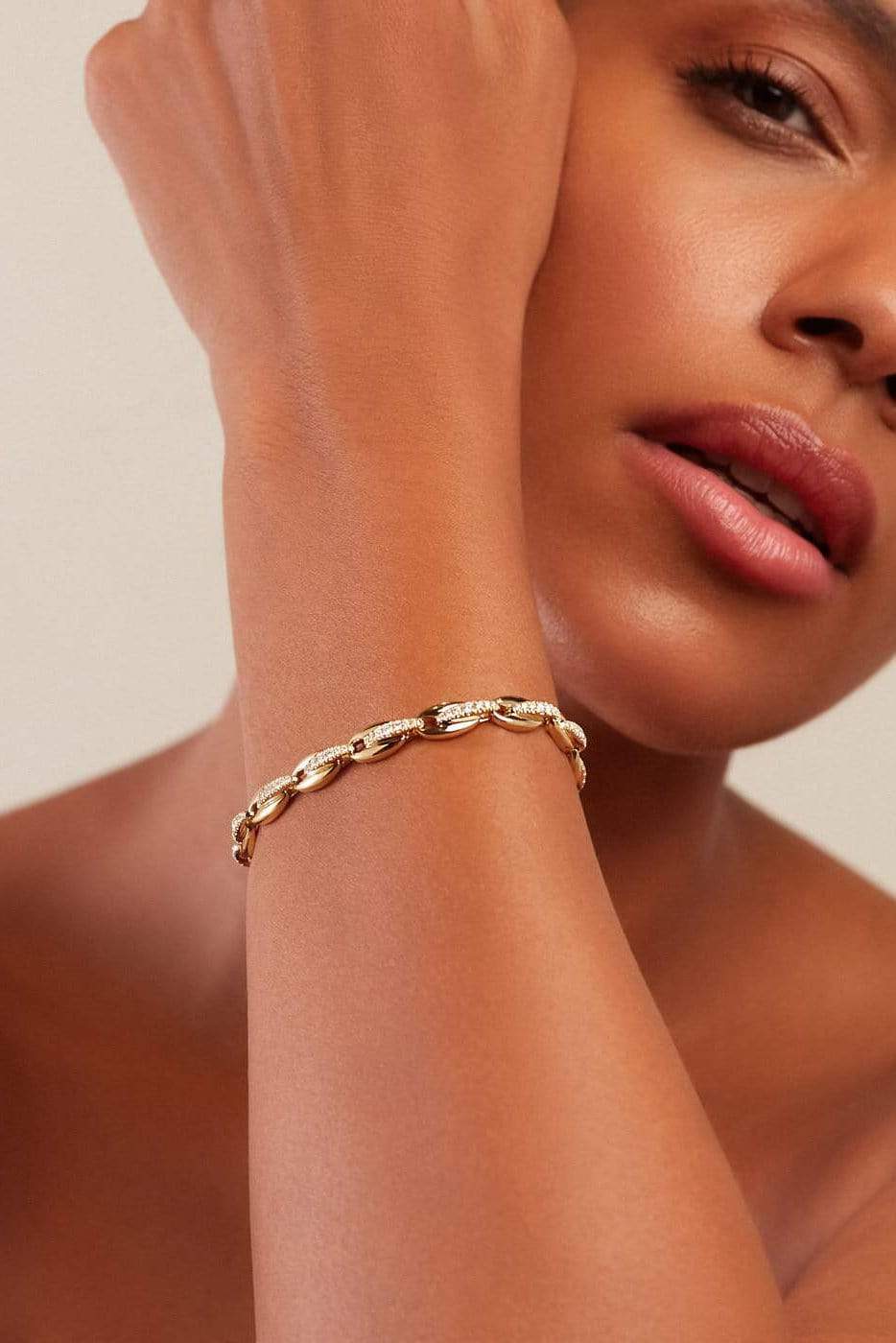 MELISSA KAYE-Ada Bracelet-YELLOW GOLD