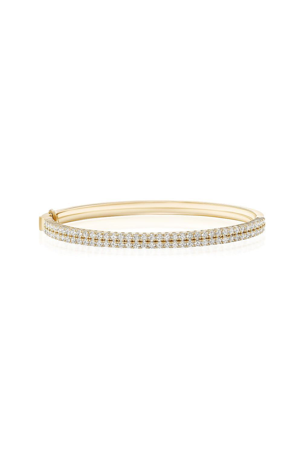 Lenox Diamond Double Cuff Bracelet