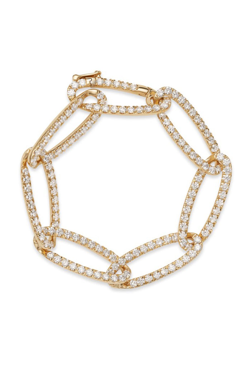 MELISSA KAYE-Large Diamond Lulu Bracelet-YELLOW GOLD