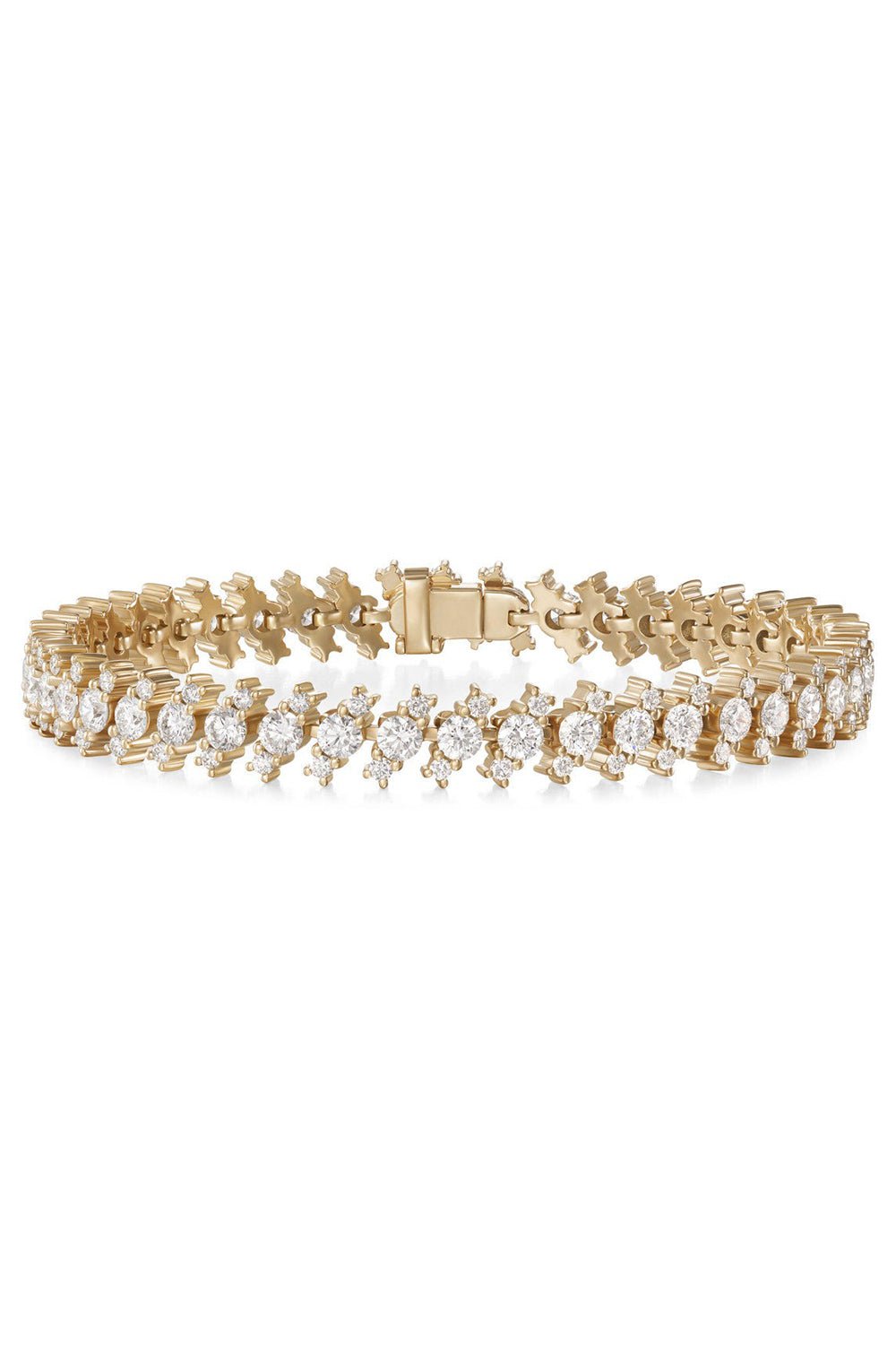MELISSA KAYE-Small Maya Bracelet-YELLOW GOLD