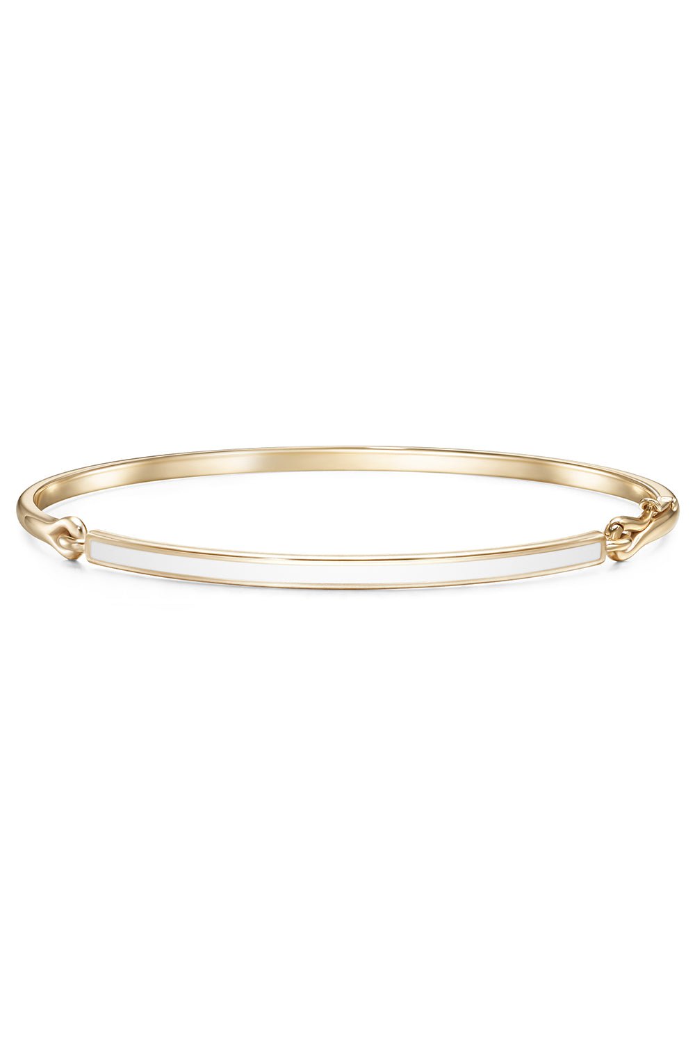 MELISSA KAYE-White Lenox Bracelet-YELLOW GOLD