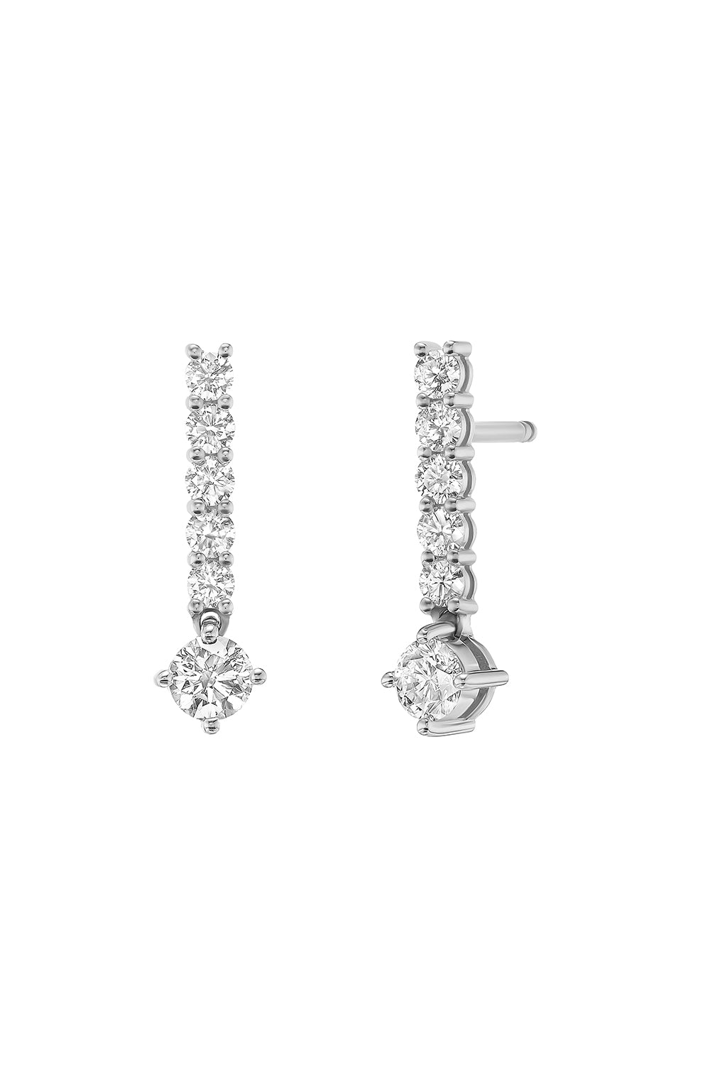 Small Stella Earrings-WHITE GOLD-JEWELRYFINE JEWELEARRING-MELISSA KAYE