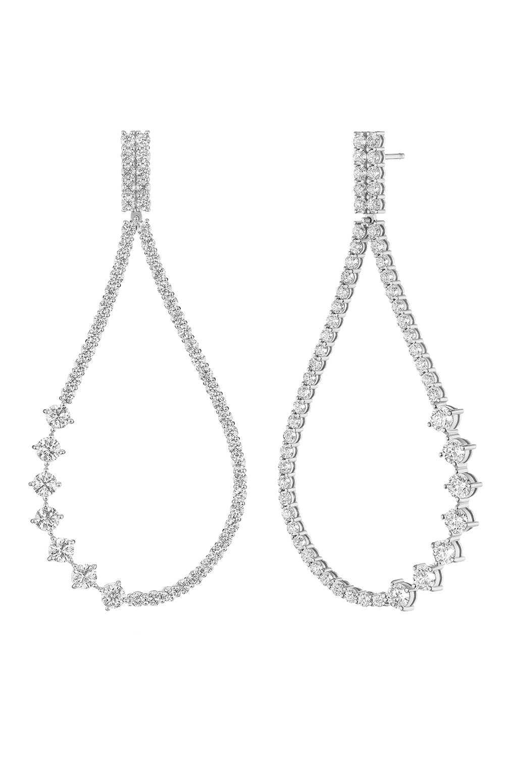 Stella Drop Earrings-WHITE GOLD-JEWELRYFINE JEWELEARRING-MELISSA KAYE