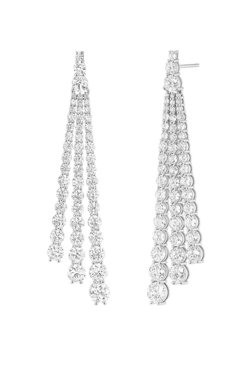 Sydney Earrings-WHITE GOLD-JEWELRYFINE JEWELEARRING-MELISSA KAYE
