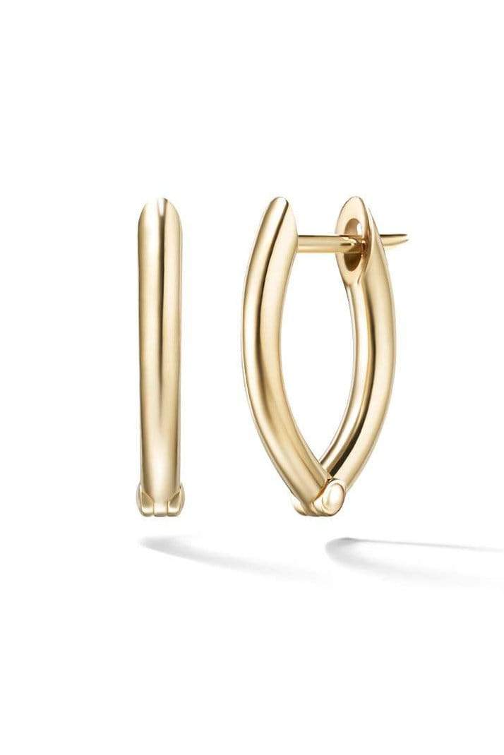 MELISSA KAYE-Small Gold Cristina Earrings-YELLOW GOLD