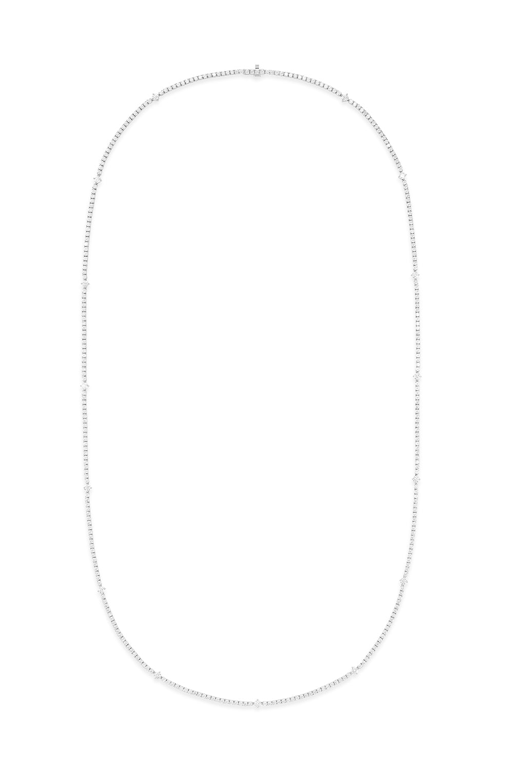 Stella Station Necklace-WHITE GOLD-JEWELRYFINE JEWELNECKLACE O-MELISSA KAYE