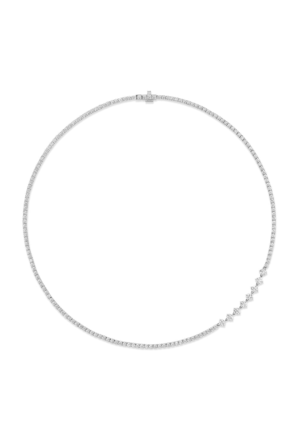 Stella Tennis Necklace-WHITE GOLD-JEWELRYFINE JEWELNECKLACE O-MELISSA KAYE