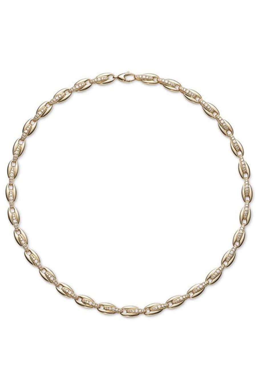 MELISSA KAYE-Ada Diamond Necklace-YELLOW GOLD