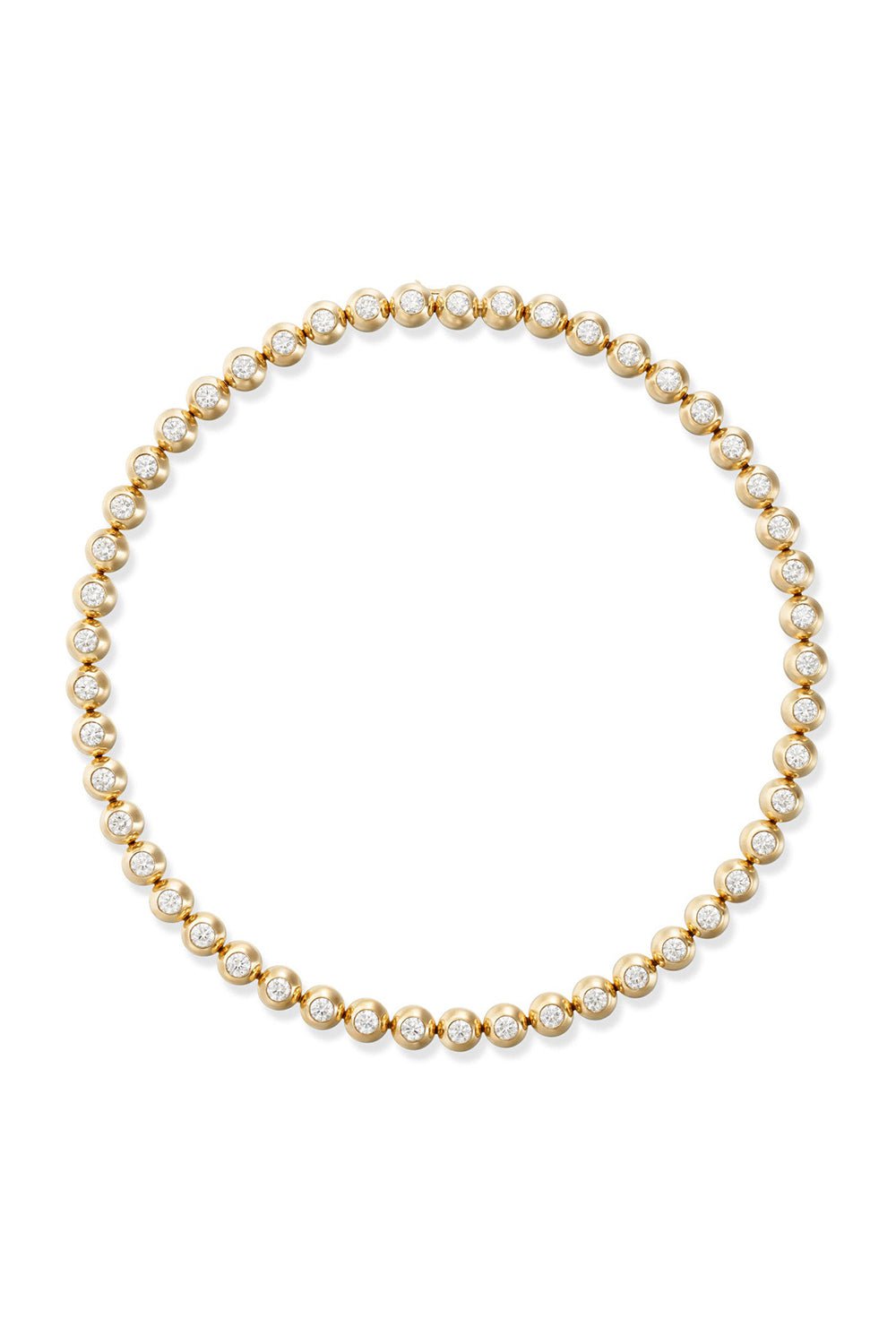 MELISSA KAYE-Large Audrey Tennis Necklace-YELLOW GOLD