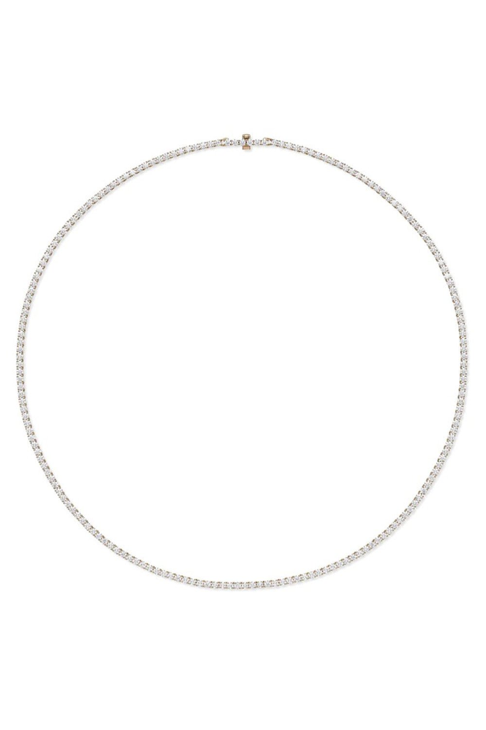 MELISSA KAYE-Lenox Tennis Necklace-YELLOW GOLD