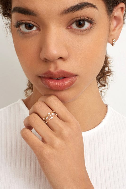 MELISSA KAYE-Marquise Zea Ring-ROSE GOLD