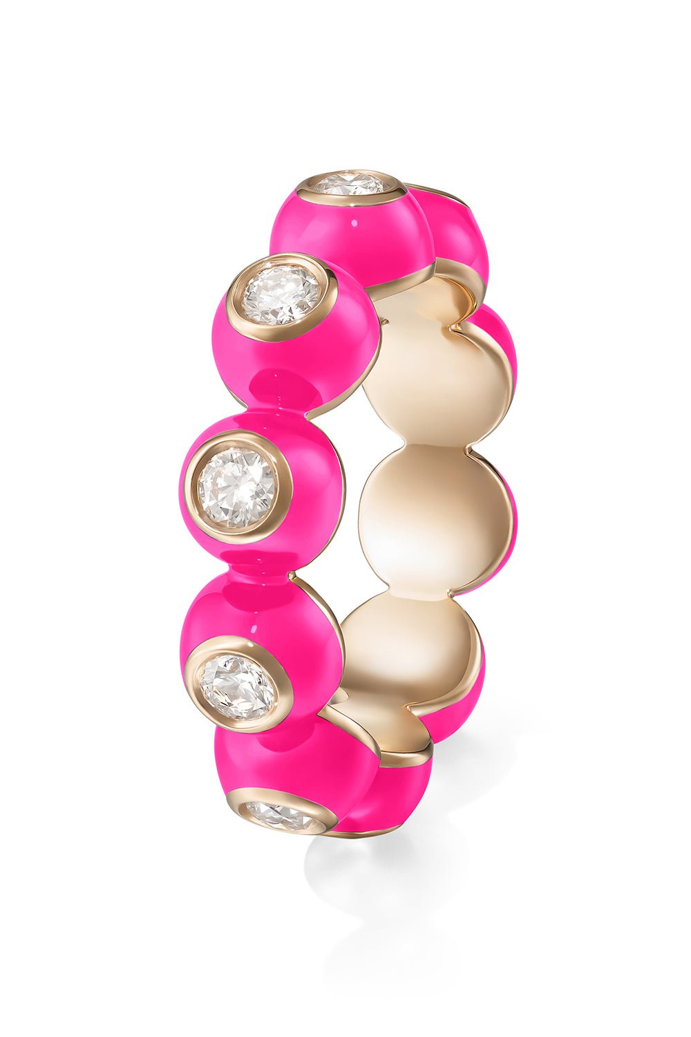 MELISSA KAYE-Pink Audrey Eternity Band-ROSE GOLD