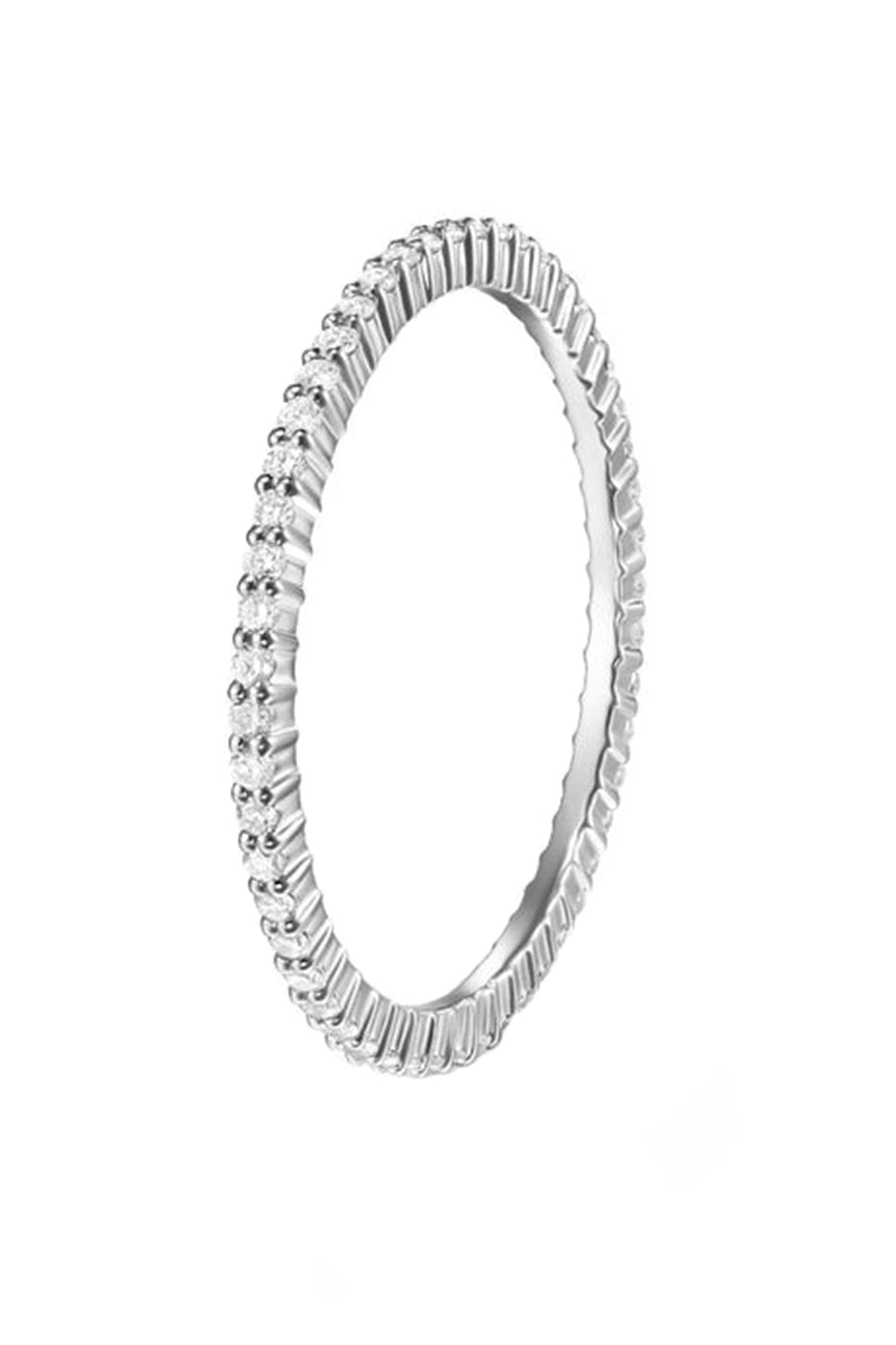 MELISSA KAYE-Sadie Eternity Band - 1mm-WHITE GOLD