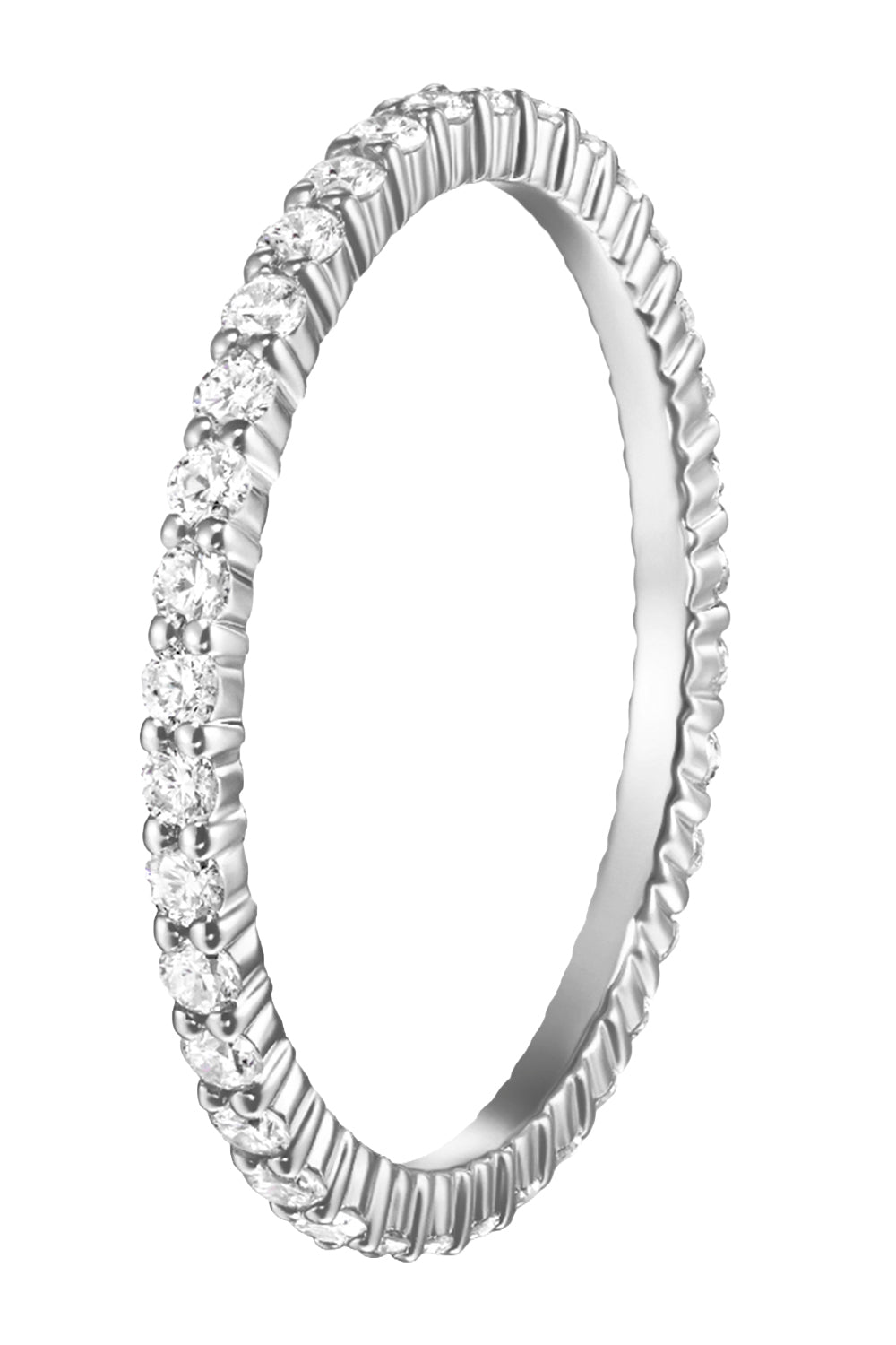 Sadie Eternity Band - White Gold - 1.5mm-WHITE GOLD-7-JEWELRYFINE JEWELRING-MELISSA KAYE