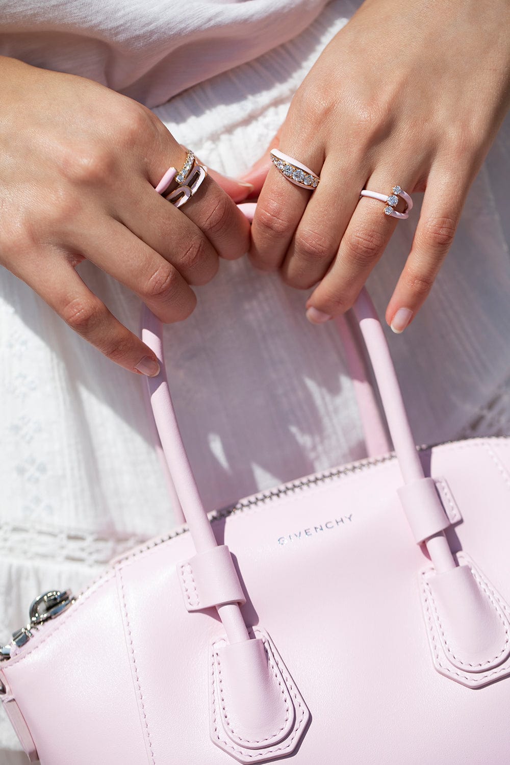 MELISSA KAYE-Marissa Pink Diamond Lola Ring-