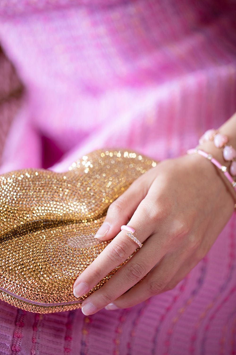 MELISSA KAYE-Marissa Pink Diamond Lola Ring-