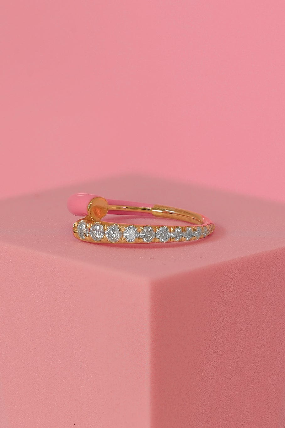 MELISSA KAYE-Marissa Pink Diamond Lola Ring-