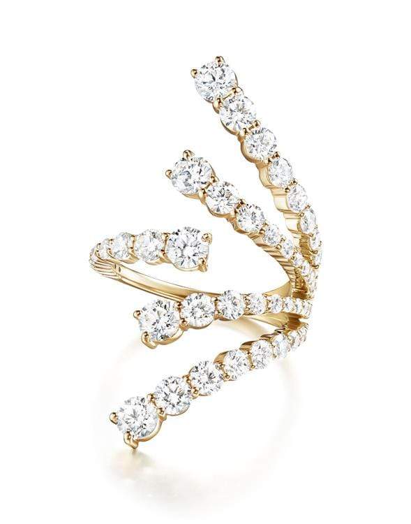 MELISSA KAYE-Aria Diamond Cascade Ring-