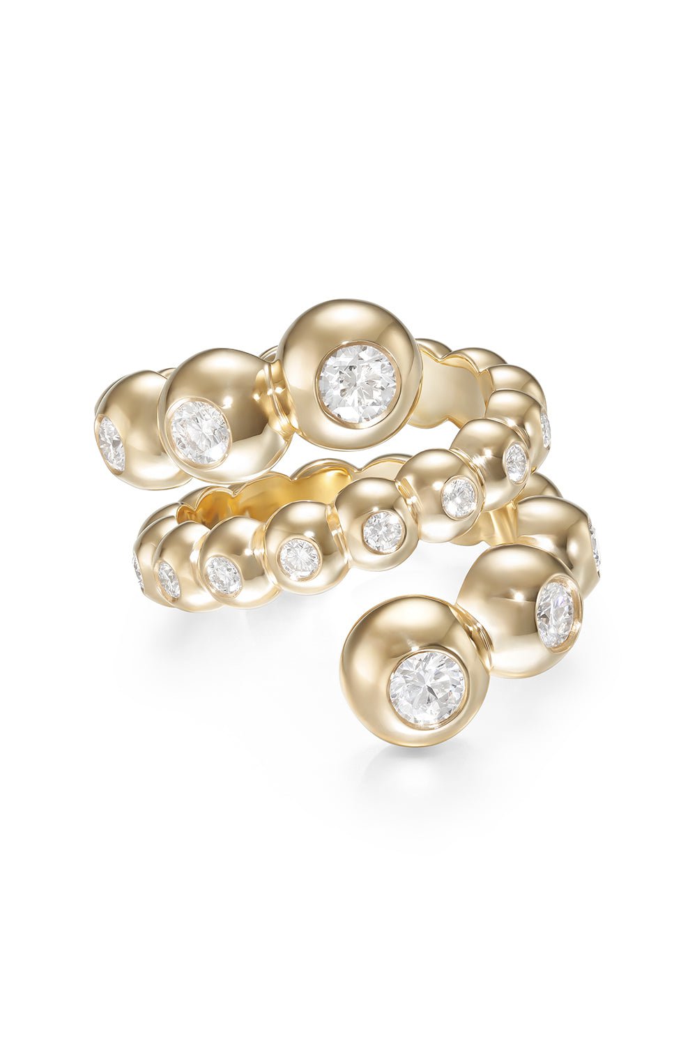 MELISSA KAYE-Audrey Coil Ring-YELLOW GOLD