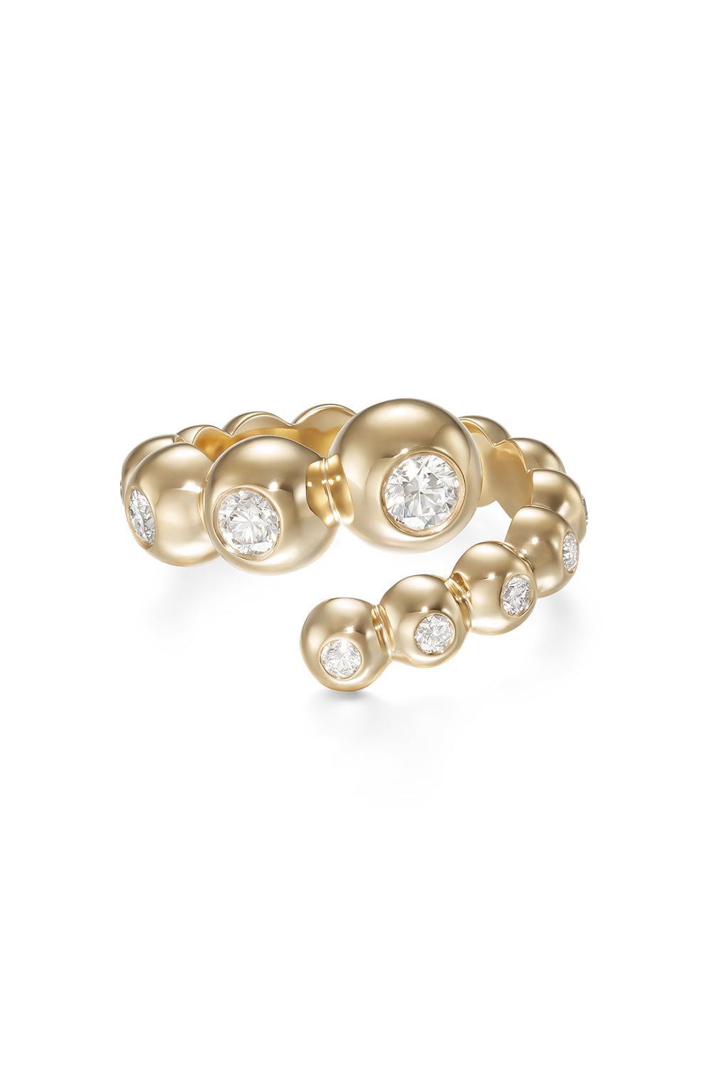 MELISSA KAYE-Audrey Wrap Ring-YELLOW GOLD