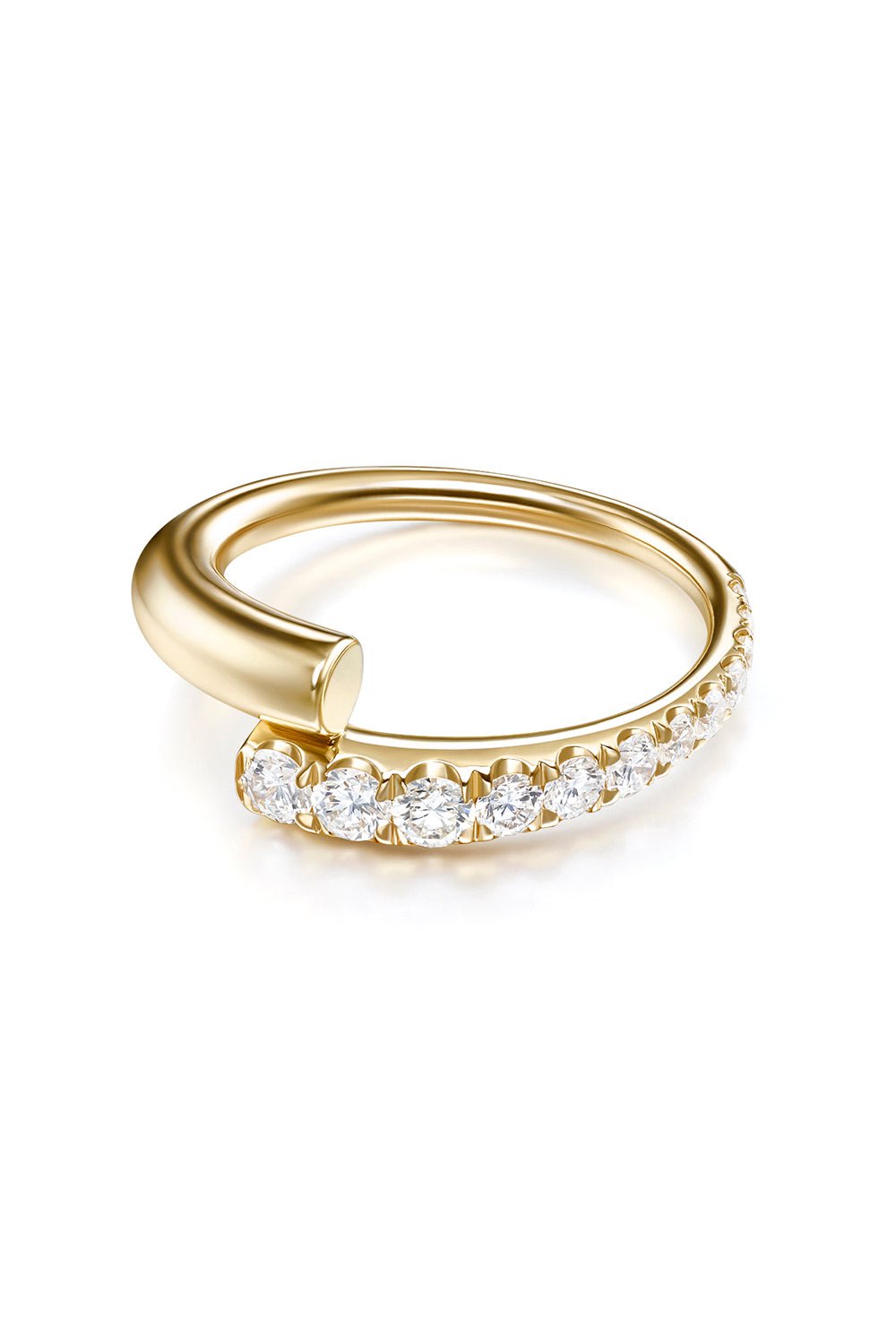 MELISSA KAYE-Lola Ring-YELLOW GOLD