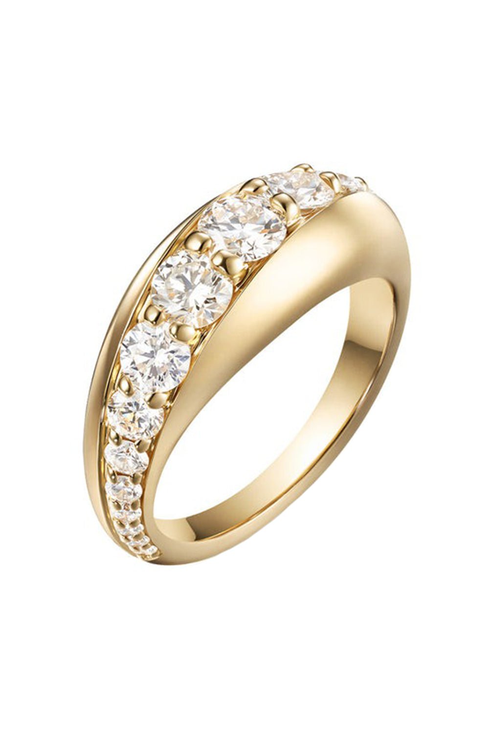 MELISSA KAYE-Remi Ring-YELLOW GOLD