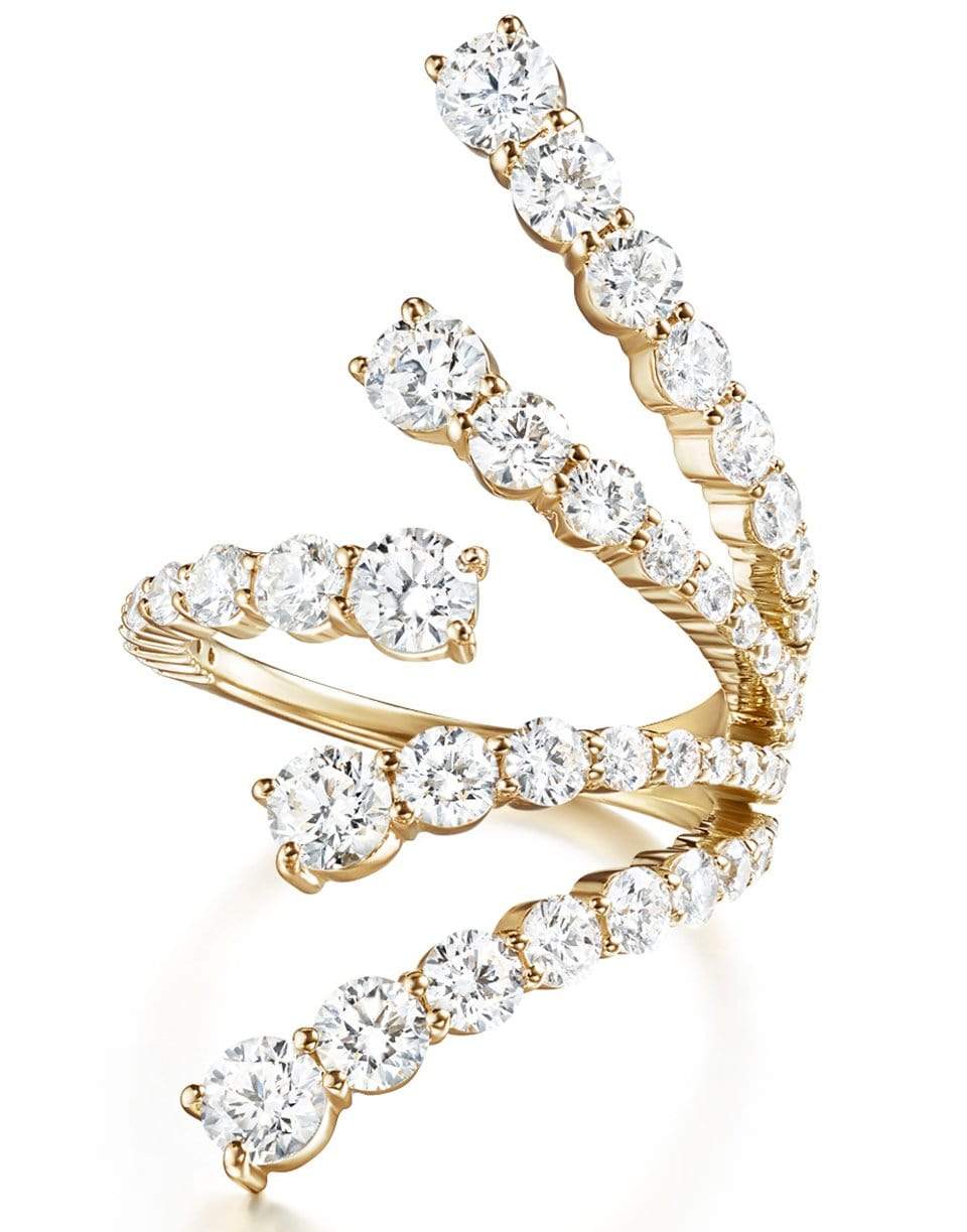 MELISSA KAYE-Aria Cascade Ring-YELLOW GOLD