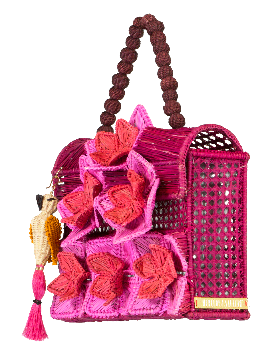 MERCEDES SALAZAR-Cacatua Rey Bag-PRPL/PNK