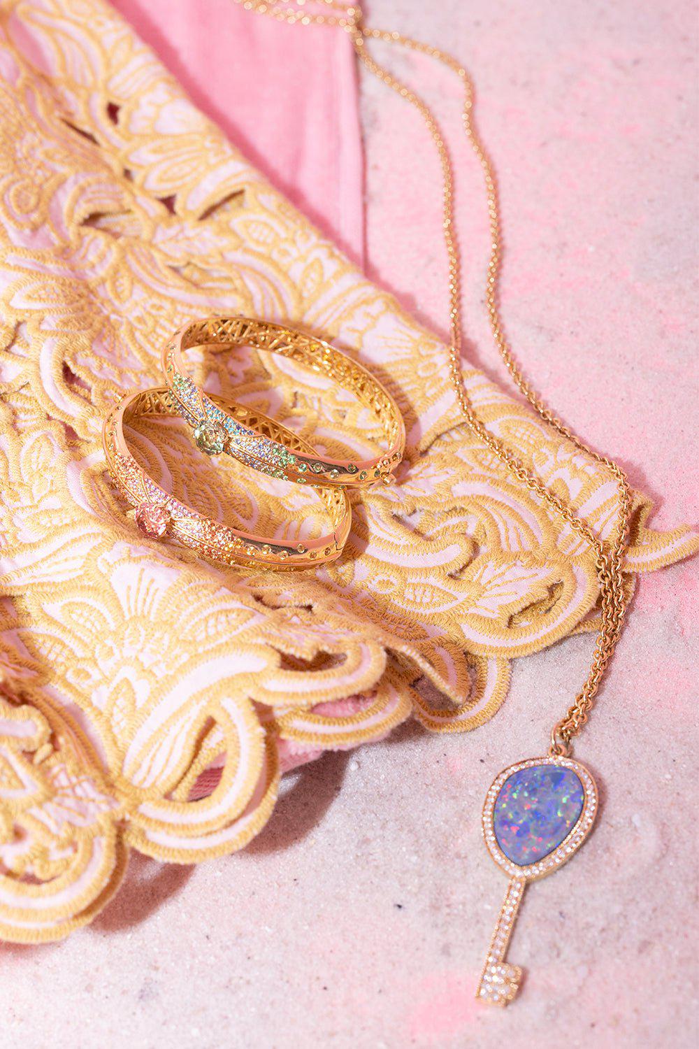 MEREDITH YOUNG-Sunset Chaos Cuff-YELLOW GOLD