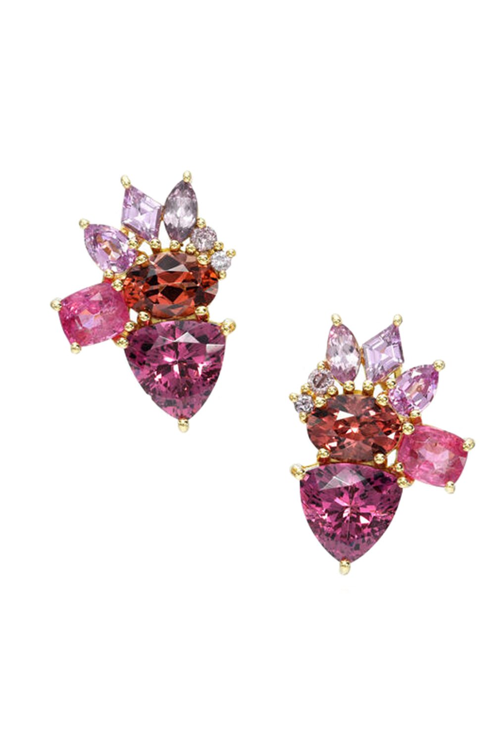 MEREDITH YOUNG-Sunset Burst Earrings-YELLOW GOLD