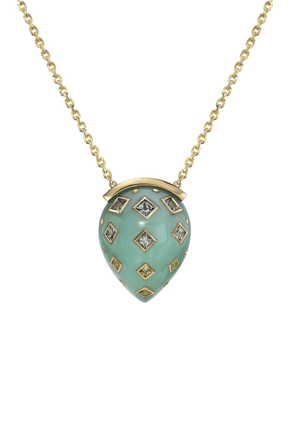 MEREDITH YOUNG-Cosmic Lagoon Pendant-YELLOW GOLD