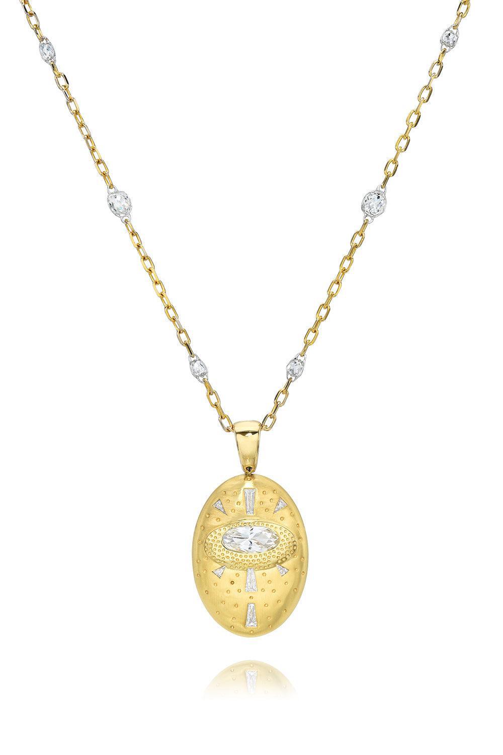 Star Eternal Pendant Necklace-YELLOW GOLD-JEWELRYFINE JEWELNECKLACE O-MEREDITH YOUNG