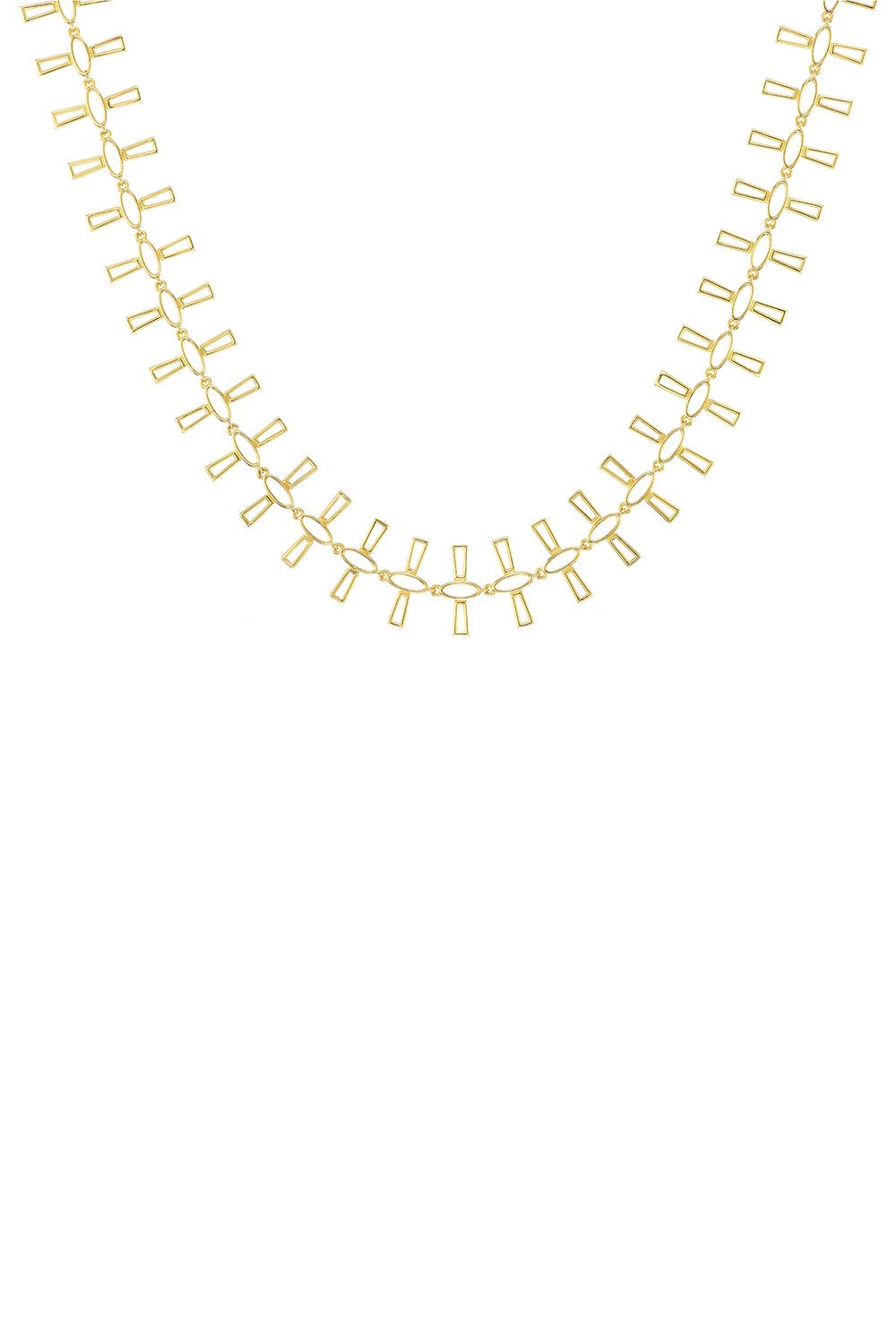 MEREDITH YOUNG-Supernova Outline Collar-YELLOW GOLD