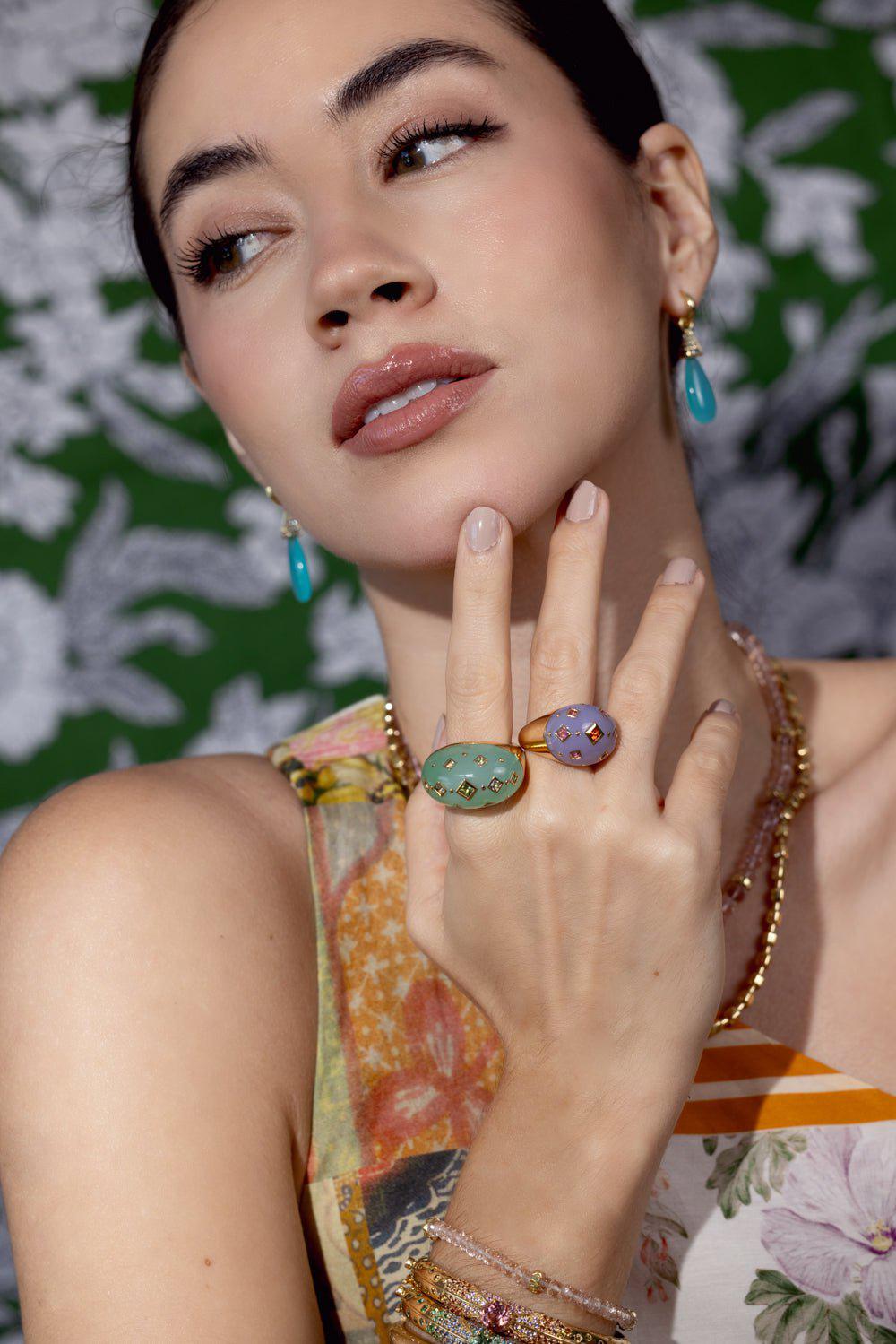 MEREDITH YOUNG-Cosmic Twillight Ring-YELLOW GOLD