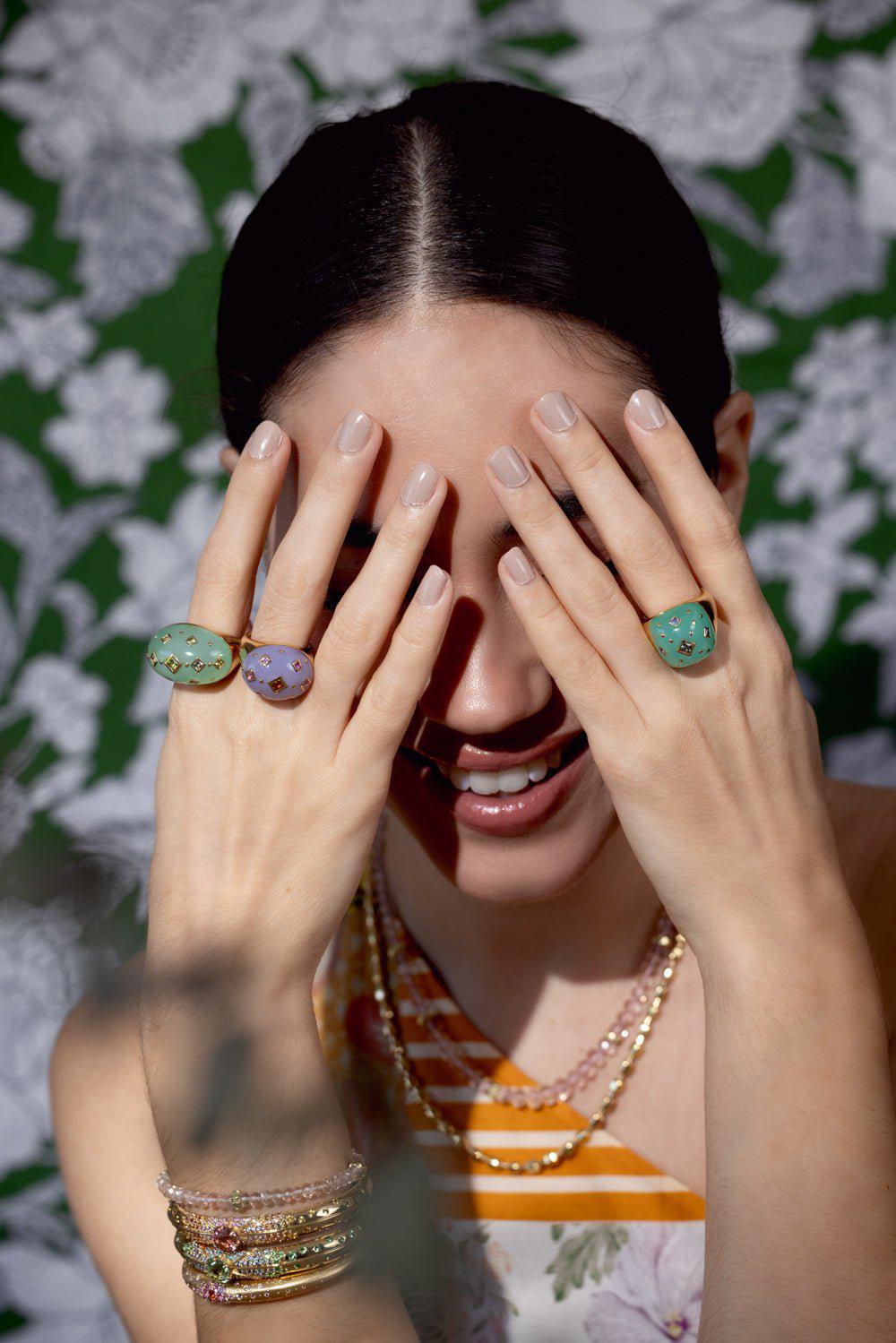 MEREDITH YOUNG-Cosmic Twillight Ring-YELLOW GOLD