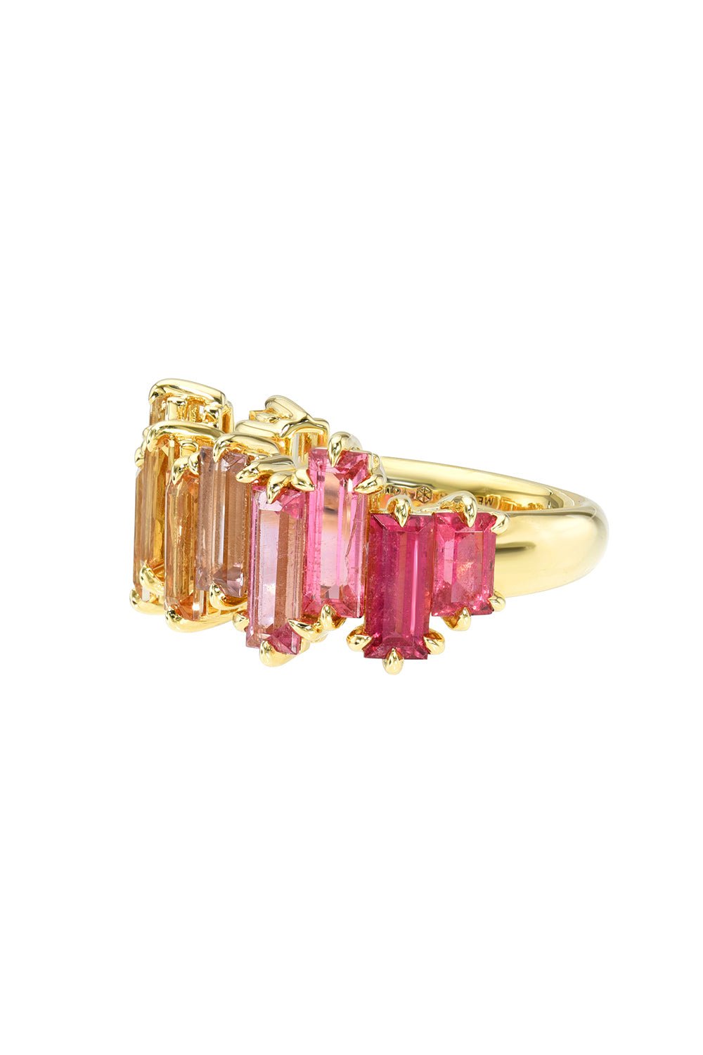 MEREDITH YOUNG-Sunset Baguette Ring-YELLOW GOLD