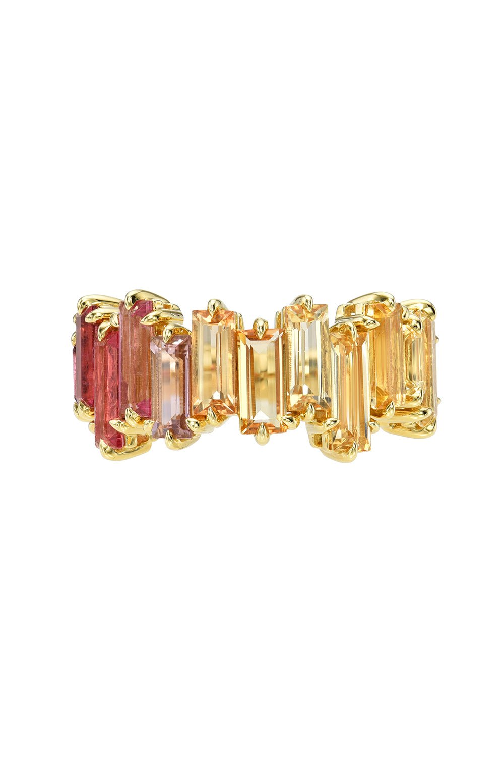 MEREDITH YOUNG-Sunset Baguette Ring-YELLOW GOLD