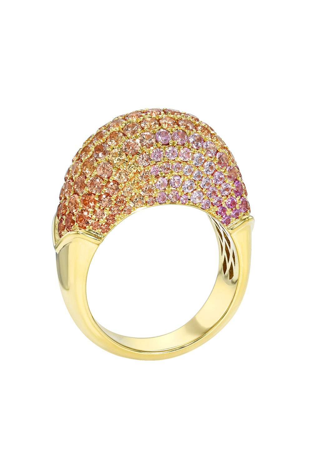 MEREDITH YOUNG-Sunset Dome Ring-YELLOW GOLD