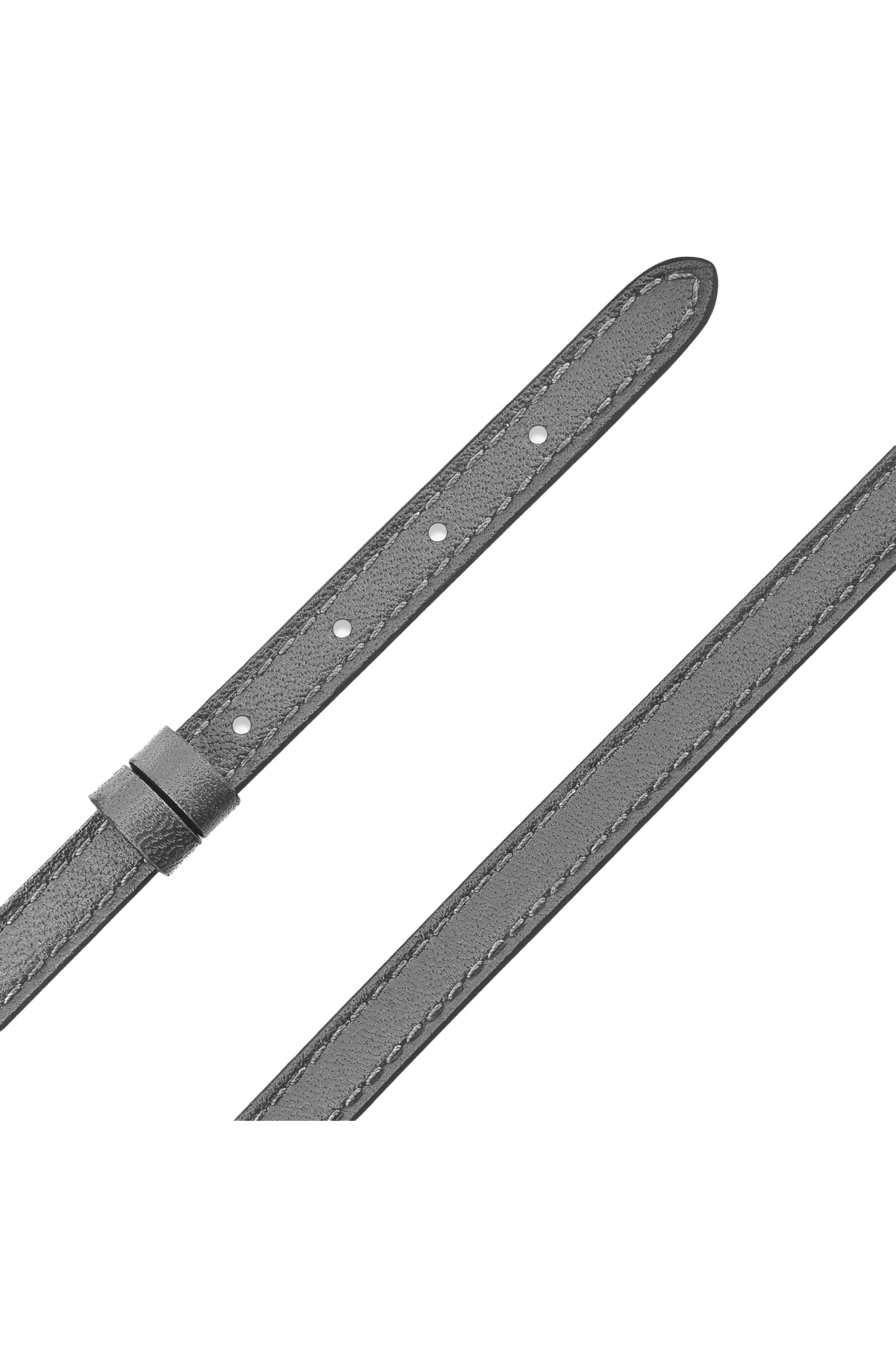 MESSIKA-My Move Leather Bracelet - Graphite Grey-GREY