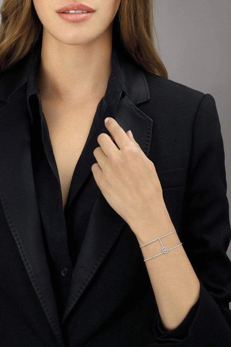 MESSIKA-Glam'Azone 2 Row Pavé Diamond Bracelet-