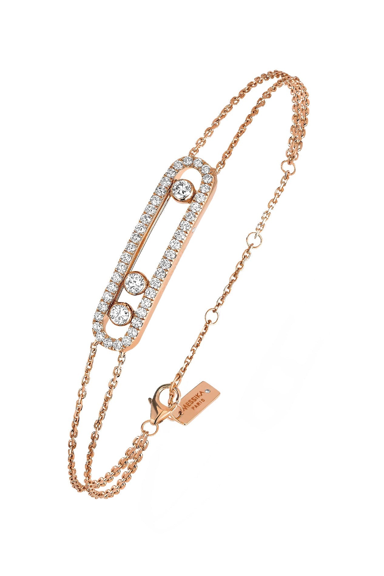 MESSIKA-Move Classic Pave Bracelet-ROSE GOLD
