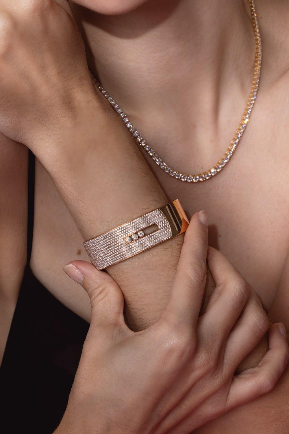 MESSIKA-Move Noa Cuff Bracelet-ROSE GOLD