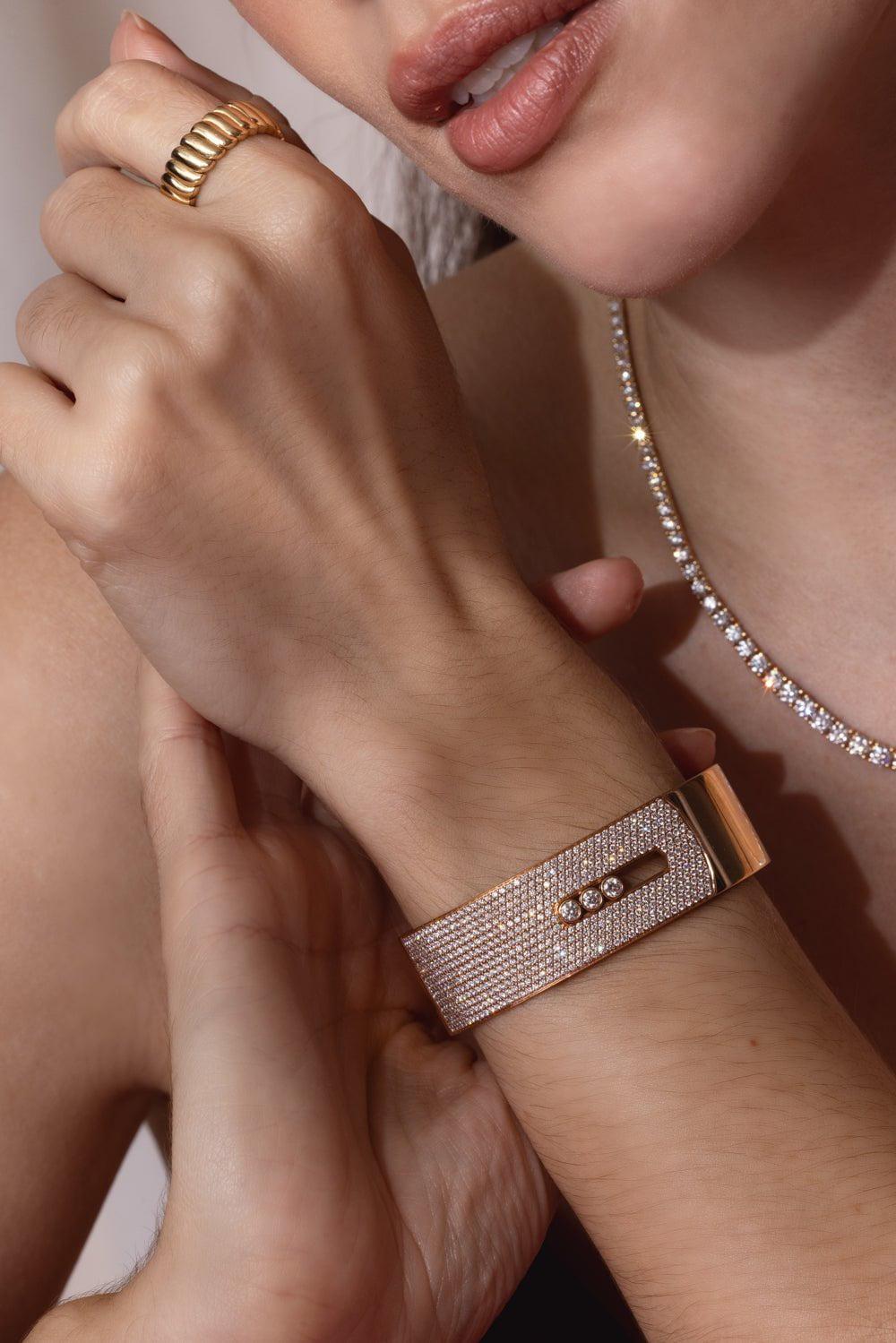 MESSIKA-Move Noa Cuff Bracelet-ROSE GOLD