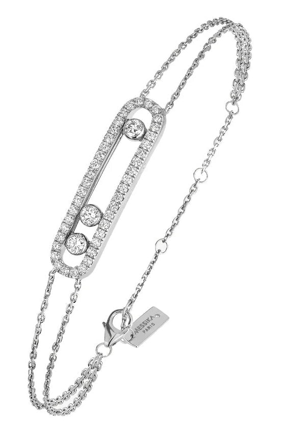 MESSIKA-Move Classic Pave Bracelet-WHITE GOLD