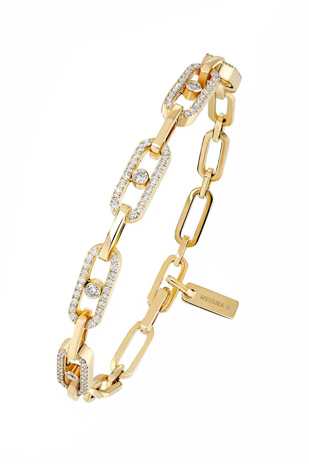 MESSIKA-Move Link Multi Diamond Bracelet-
