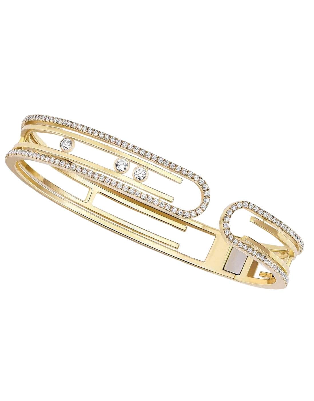 MESSIKA-Move 10th Pavé Diamond Bracelet-YELLOW GOLD