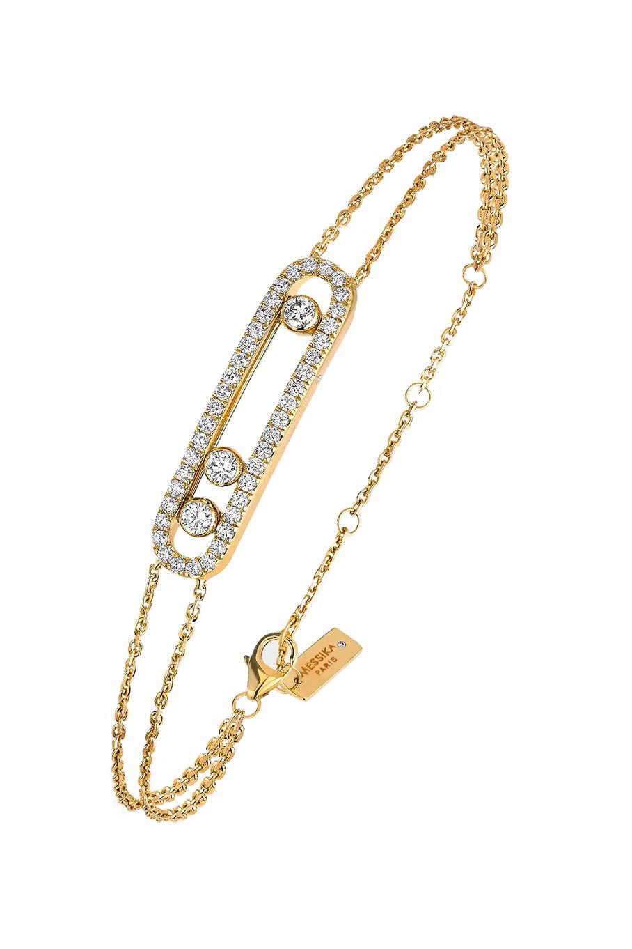 MESSIKA-Move Classic Pave Bracelet-YELLOW GOLD