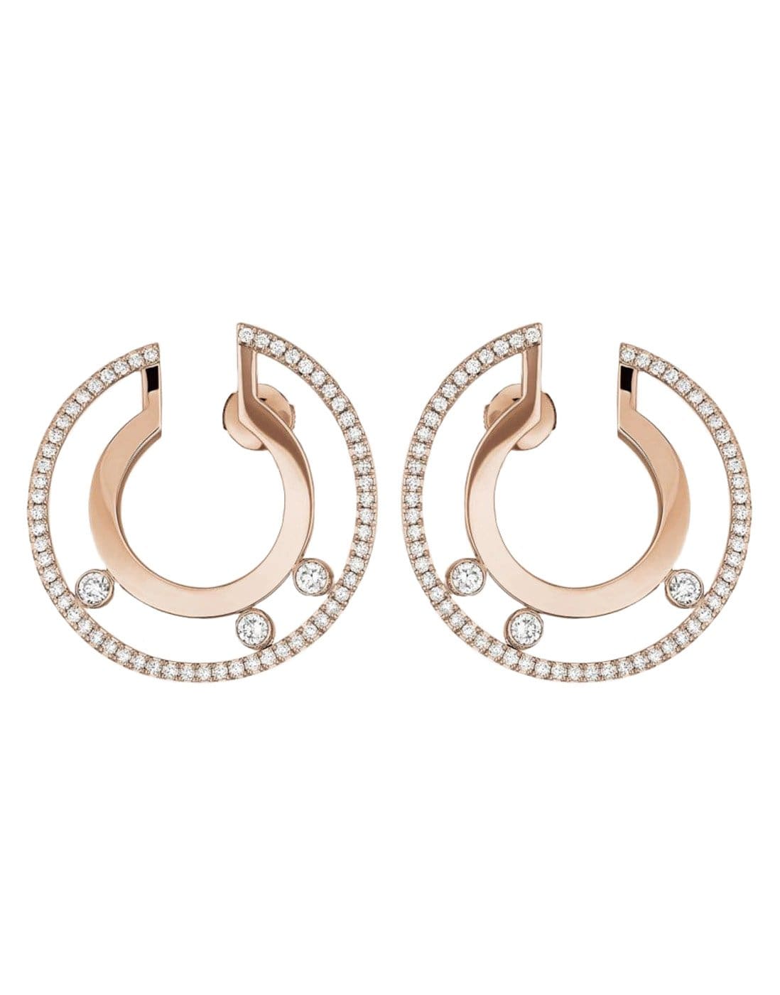 MESSIKA-Move Romane Hoops-ROSE GOLD