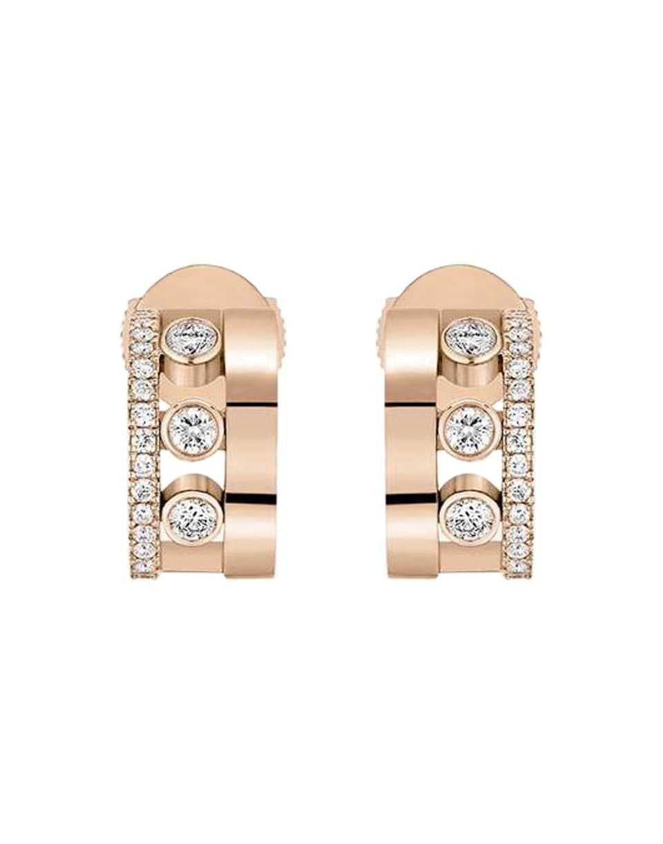 MESSIKA-Move Romane Mini Hoop Earrings-ROSE GOLD