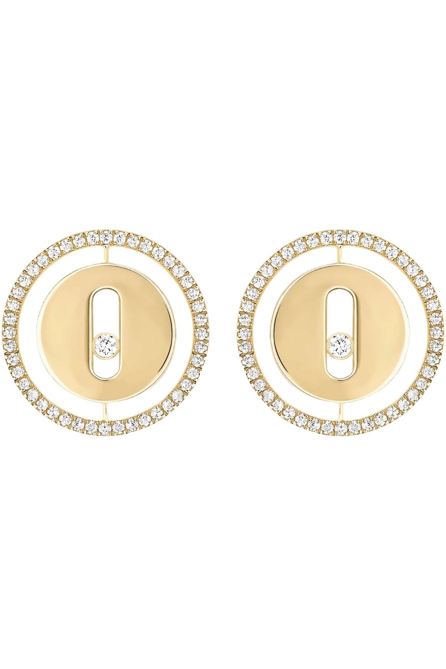 MESSIKA-Lucky Move Stud Earrings-YELLOW GOLD
